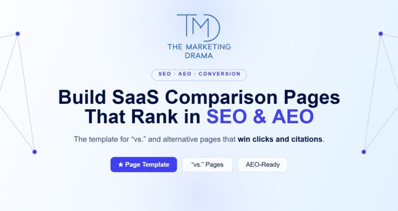 SaaS comparison pages guide — 5 proven steps to rank on Google and AI search